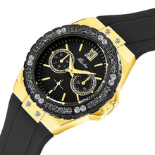 Load image into Gallery viewer, MISSFOX Watches Women Geneva Fashion Ladies Watch Luxury Diamond White Rubber Band Female Quartz Wristwatch Xfcs 2019 The New